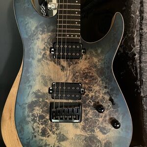 Schecter Reaper 6 Electric Guitar with Blue and Black Finish